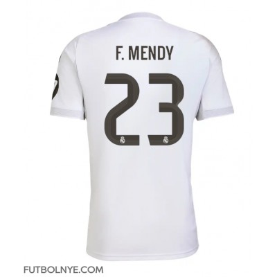 Camiseta Real Madrid Ferland Mendy #23 Primera Equipación 2025-26 manga corta Camiseta Real Madrid Ferland Mendy #23 Primera Equipación 2025-26 manga corta